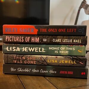 Stack of Mystery and Thriller Books